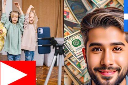 Image shows facebook and youtube monetisation training