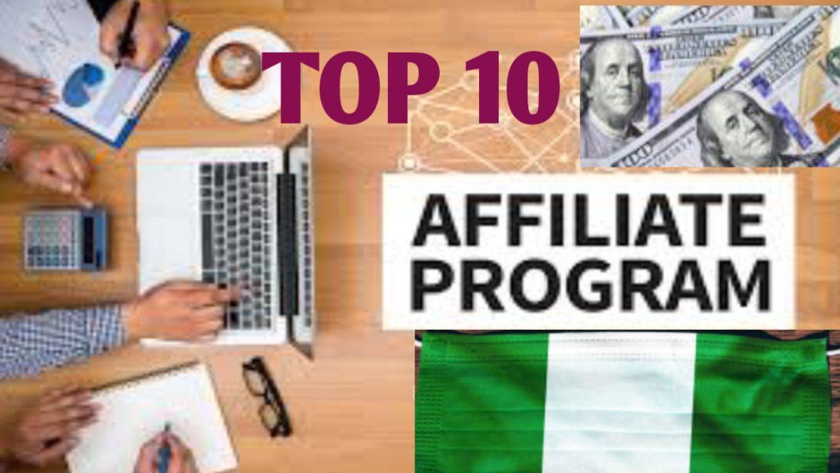 Image showing top 10 affiliate marketing programs