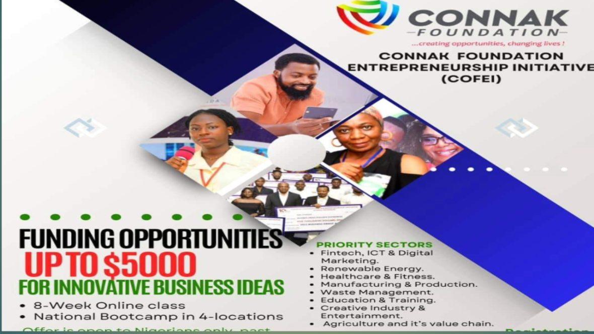 Image showing Connak foundation Entrepreneurship initiative 5000 Dollar Grant