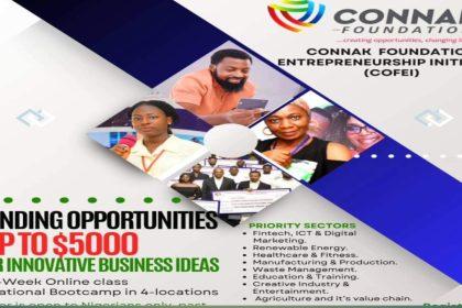 Image showing Connak foundation Entrepreneurship initiative 5000 Dollar Grant