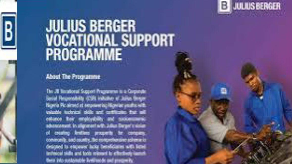 Image reveals Julius Berger Nigeria Plc Vocational Training Program 2024