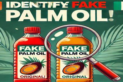 Image reveals how to identify fake palm oil i Nigeria