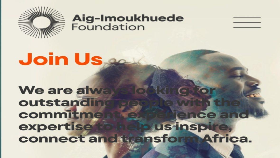 Image shows Aig-Imoukhuede vacancies