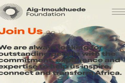 Image shows Aig-Imoukhuede vacancies