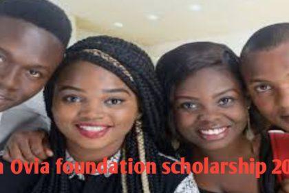 Image shows Jim Ovia foundation scholarship