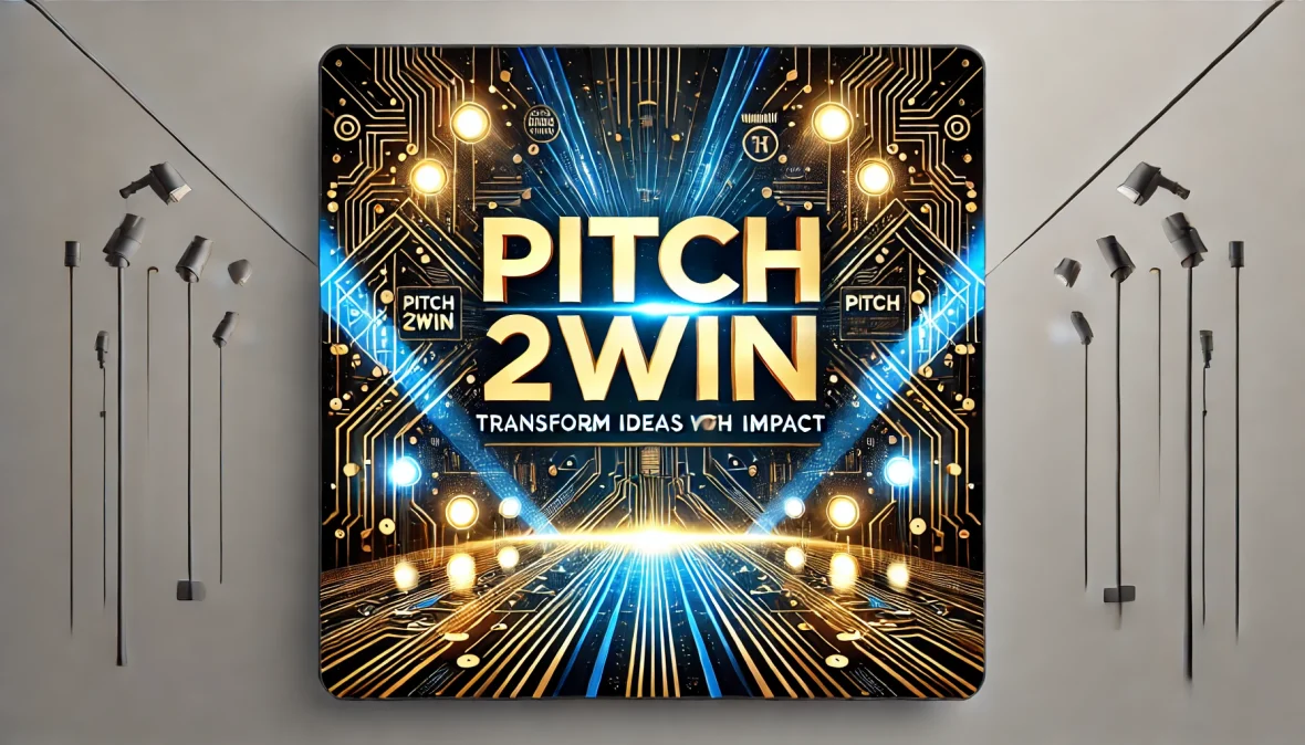 Image shows pitch to win